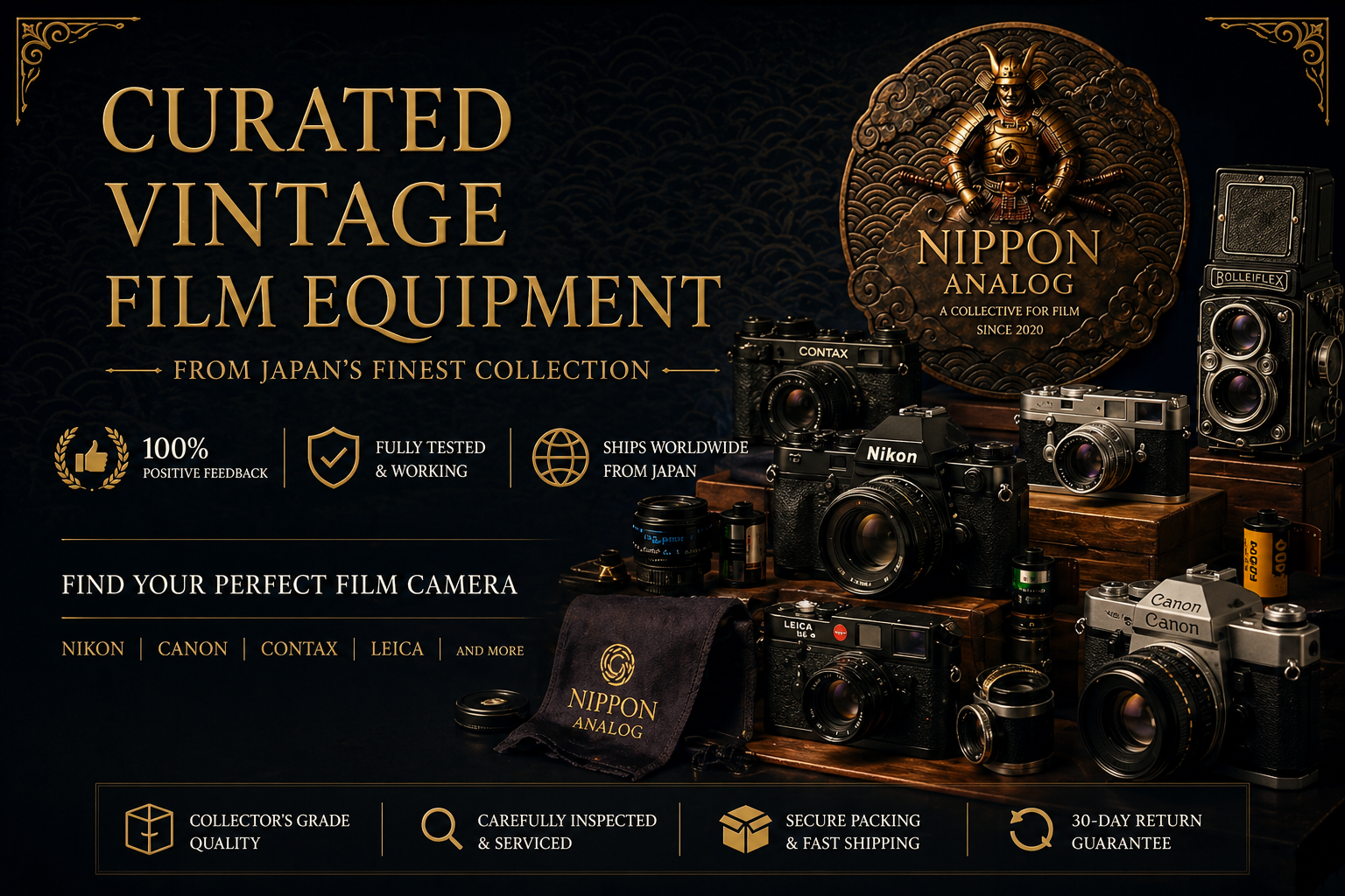 Curated Vintage Film Equipment
