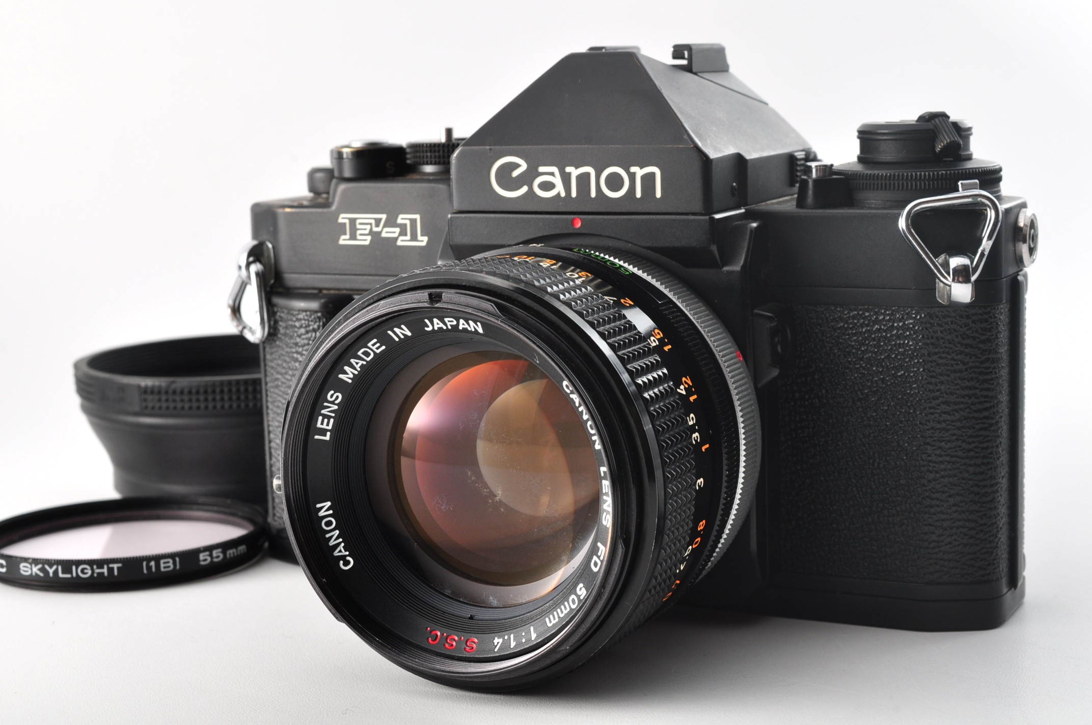 Canon New F-1 with FD 50mm F1.4 S.S.C. lens — actual item